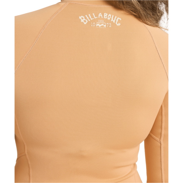 2026 Billabong Frauen 1mm Peeky Natural Jacket 24BW193500 - Tangerine